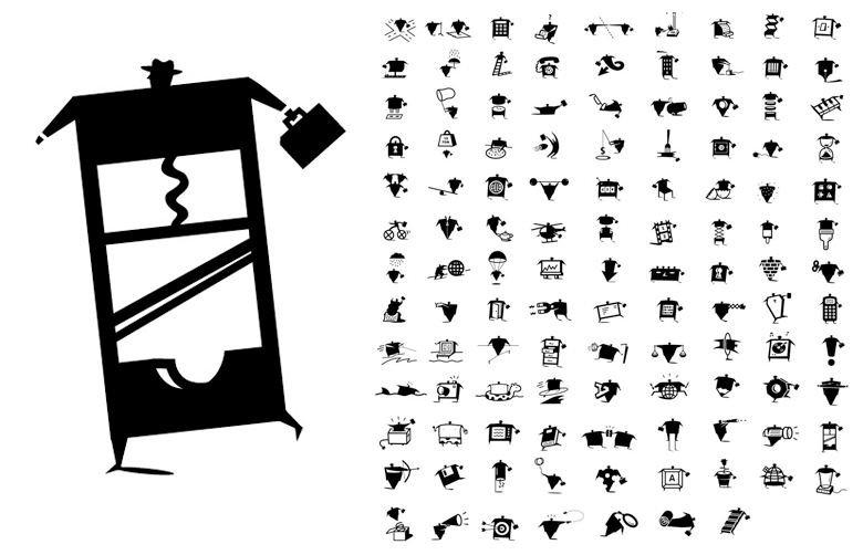 Briefcase Dingbat Typeface