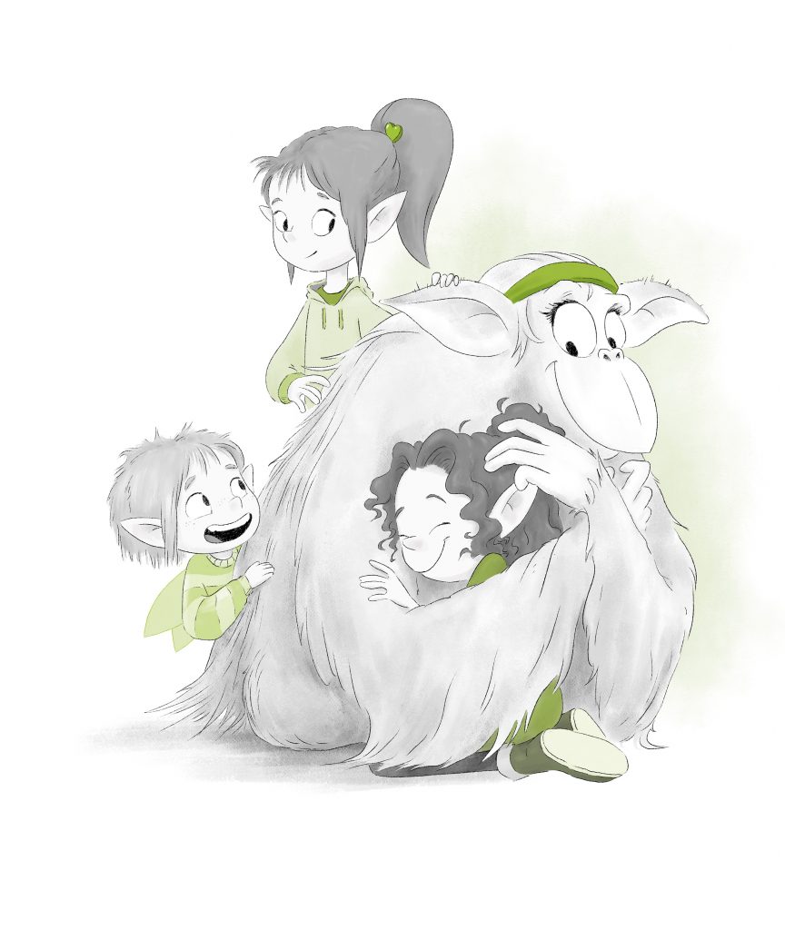 Internal illustration The Friendship Fairies go to Camp