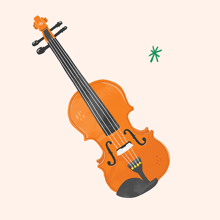 Fiddle Illustration